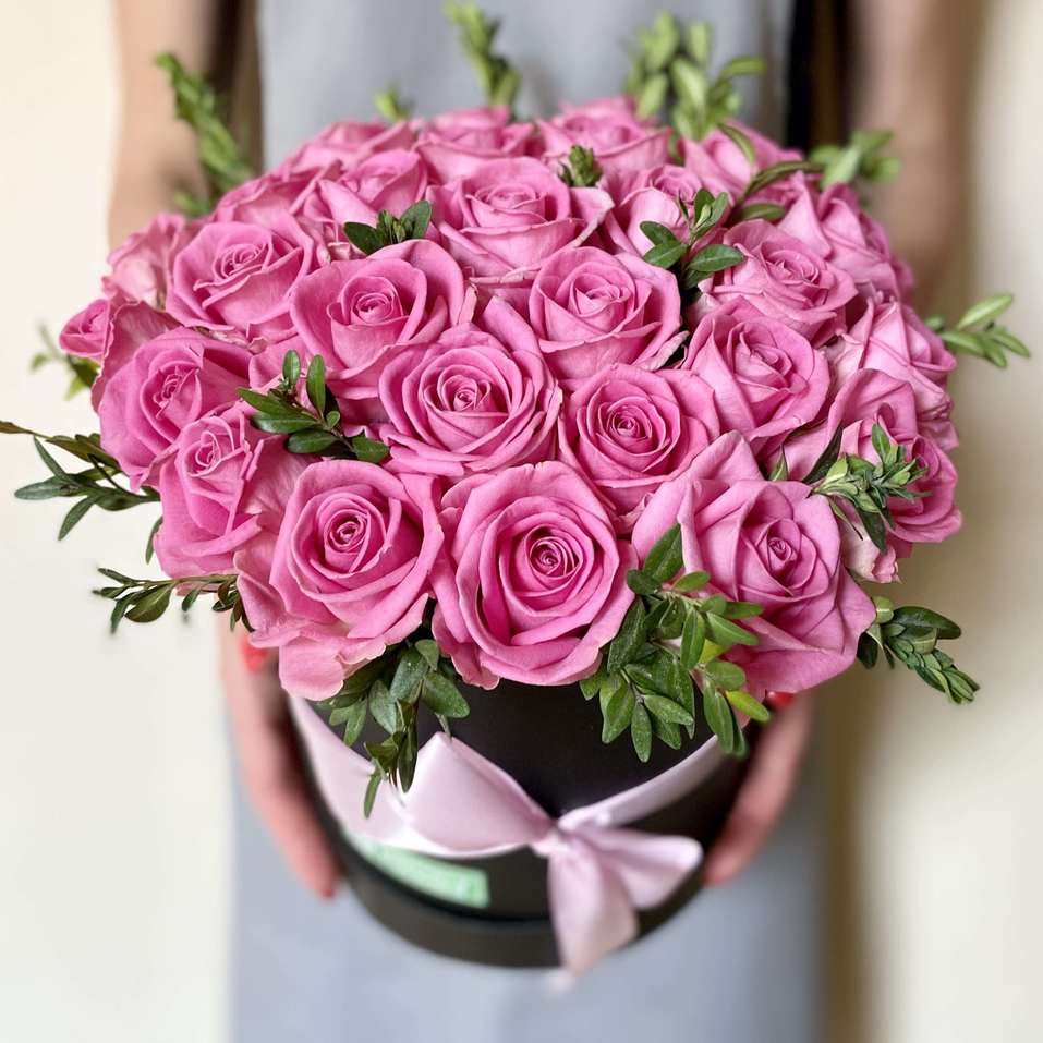 Бокс из нежной розы Aqua - Доставка цветов Саратов. Сервис Delivery Flowers | 8 800 444-00-29